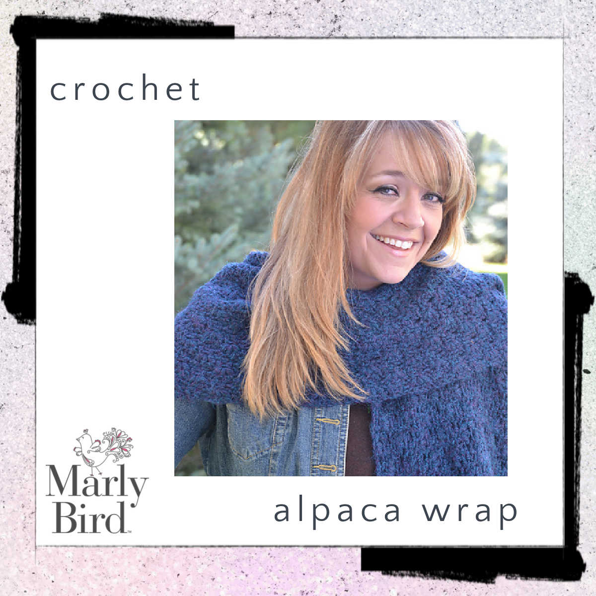 Alpaca Clouds crochet wrap pattern - Marly Bird