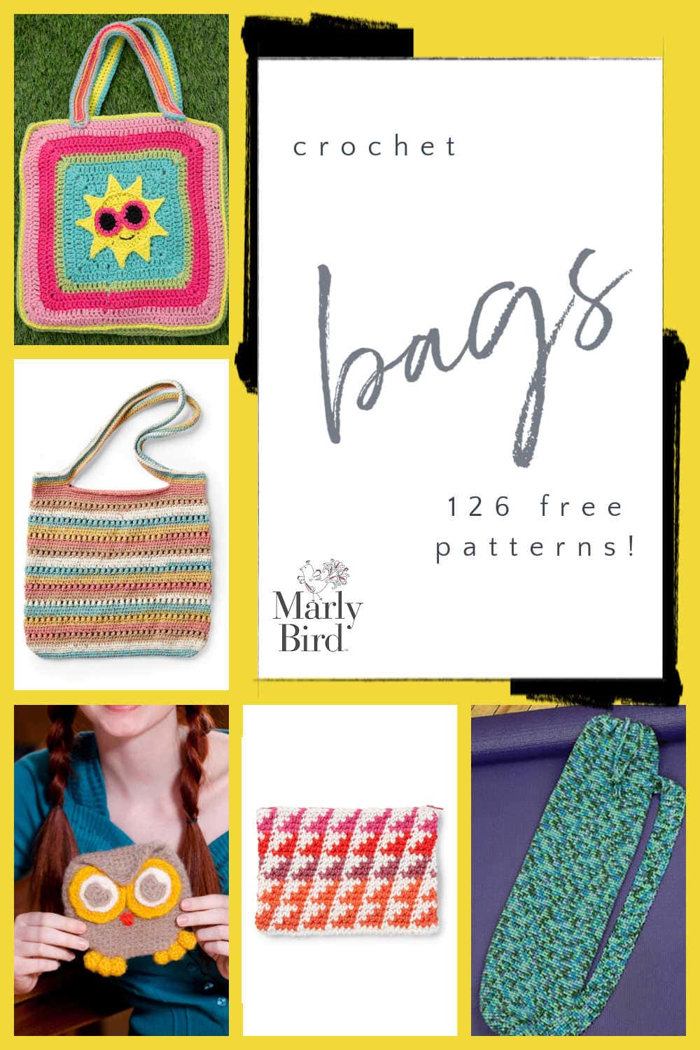 126 Free Crochet Bag Patterns | Marly Bird