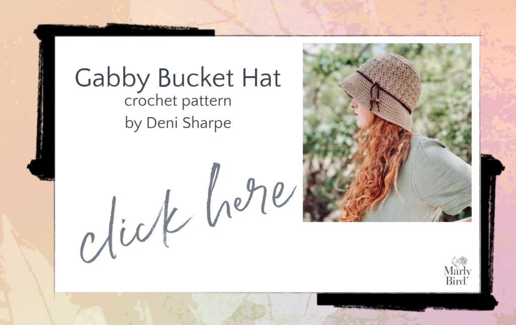 crochet bucket hat patterns in neutral colors