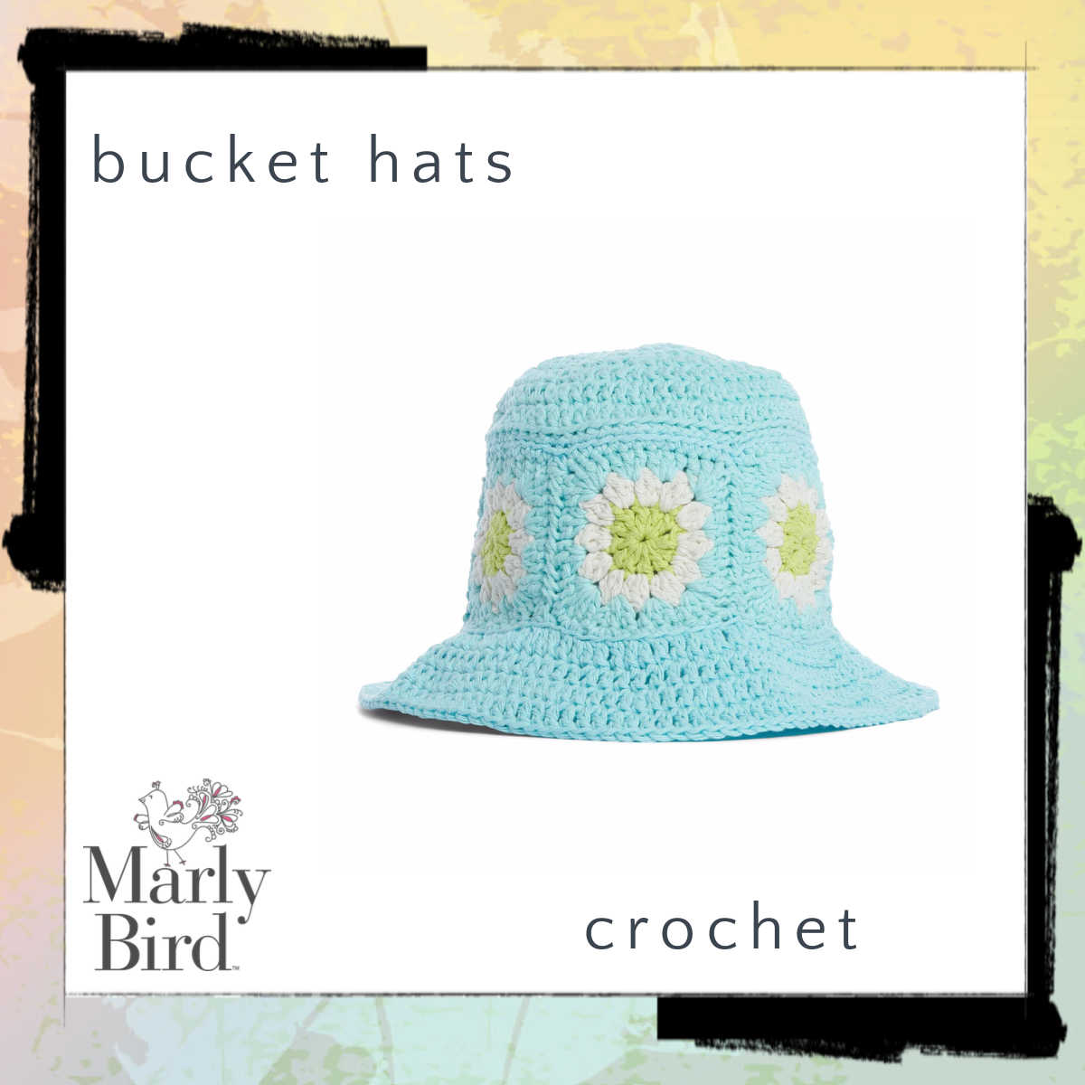 Crochet bucket hat patterns - Marly Bird