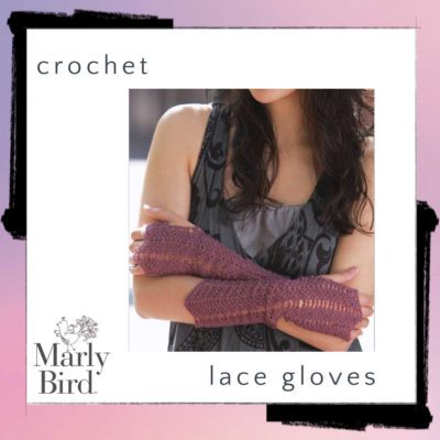 Elevate Your Style: Elegant Lace Crochet Fingerless Gloves Pattern