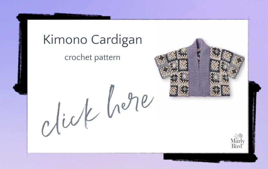 kimono cardigan crochet pattern