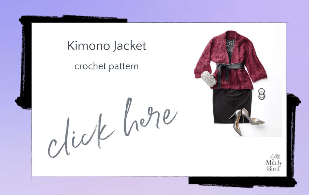 kimono jacket crochet pattern