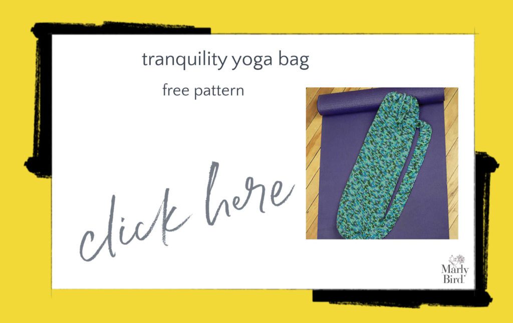 Tranquility Yoga Bag free pattern