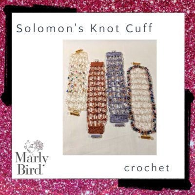 Solomon's Knot Crochet Cuff Free Pattern