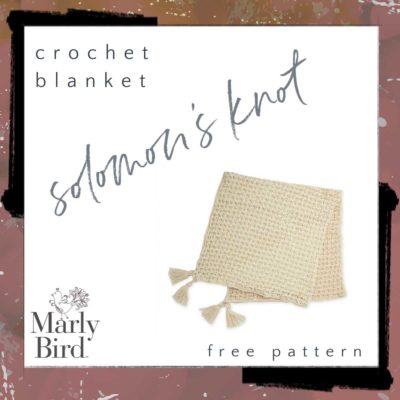 Solomon’s Knot Blanket Free Crochet Pattern