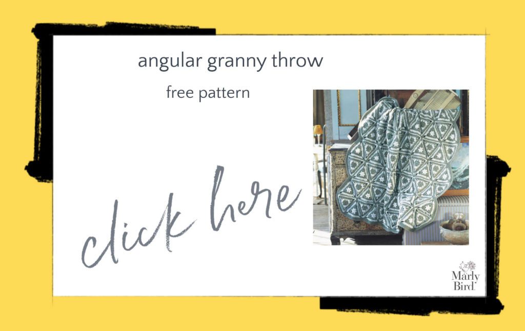 Angular Crochet Throw Free Crochet Pattern