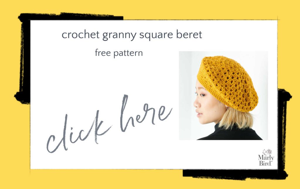 Crochet Granny Square Beret Free Crochet Pattern