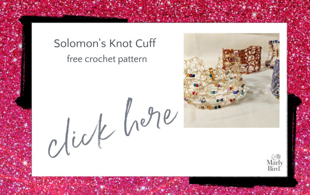 Solomon's Knot Crochet Cuff Pattern
