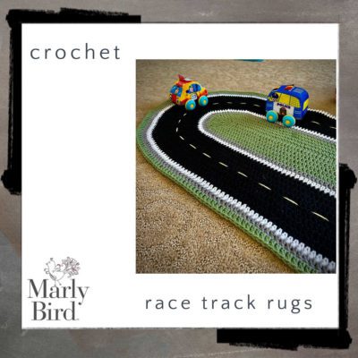crochet race track rugs patterns
