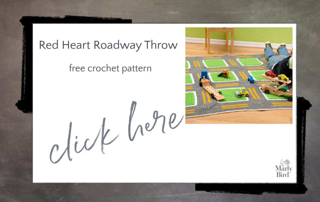 free crochet road track pattern