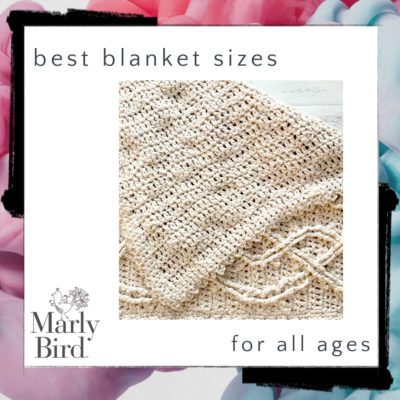 knit and crochet blanket sizes