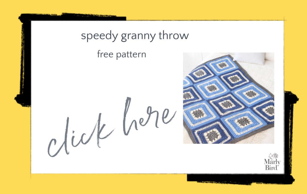 Speedy Granny Throw Free Crochet Pattern