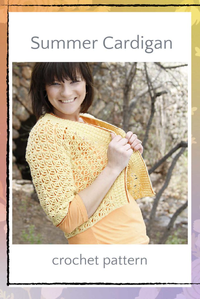 Best DK Weight Crochet Cardigan Pattern for Summer - Marly Bird