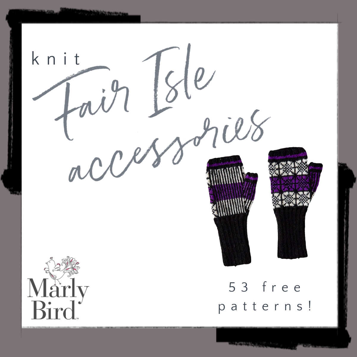 53 Free Knit Fair Isle Accessory Patterns