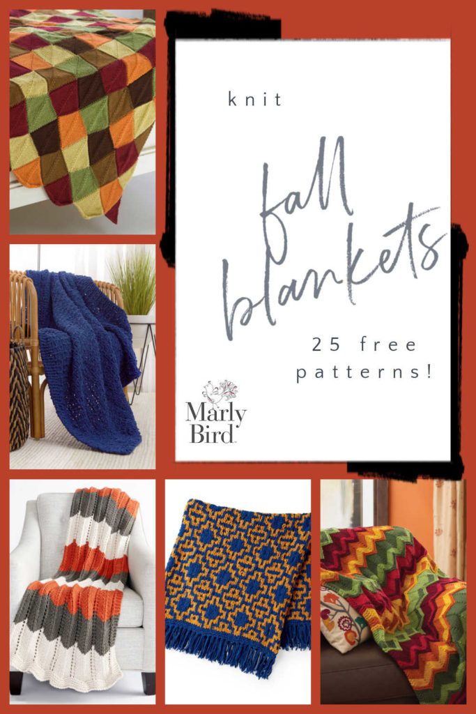 25 Free Fall Knit Blankets
