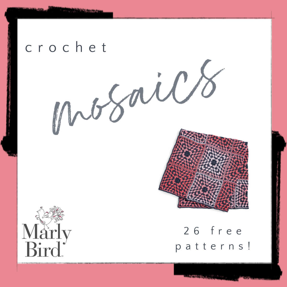 26 Free Mosaic Crochet Patterns - Marly Bird