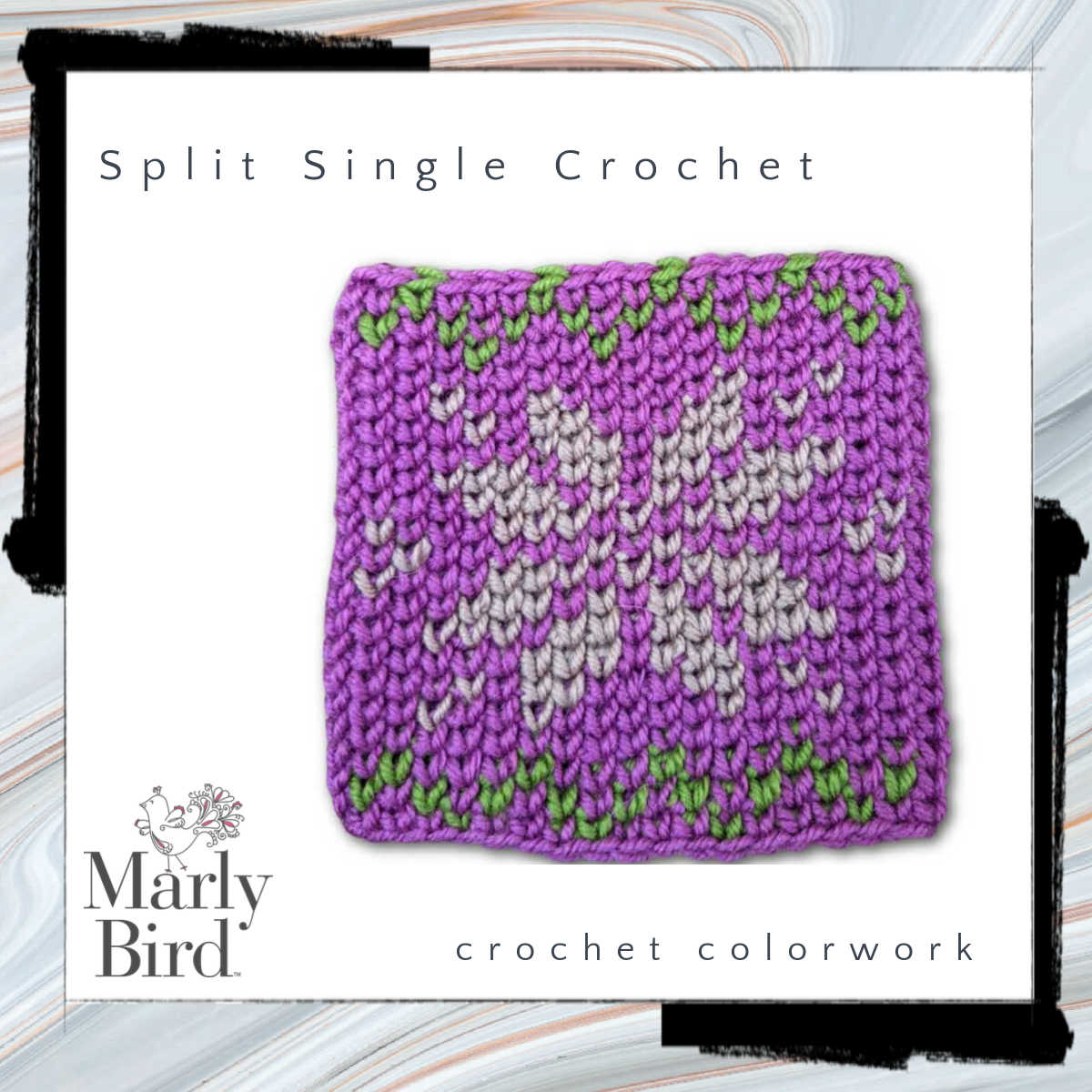 6 Crochet Techniques To Use With Grid Color Charts | Marly Bird