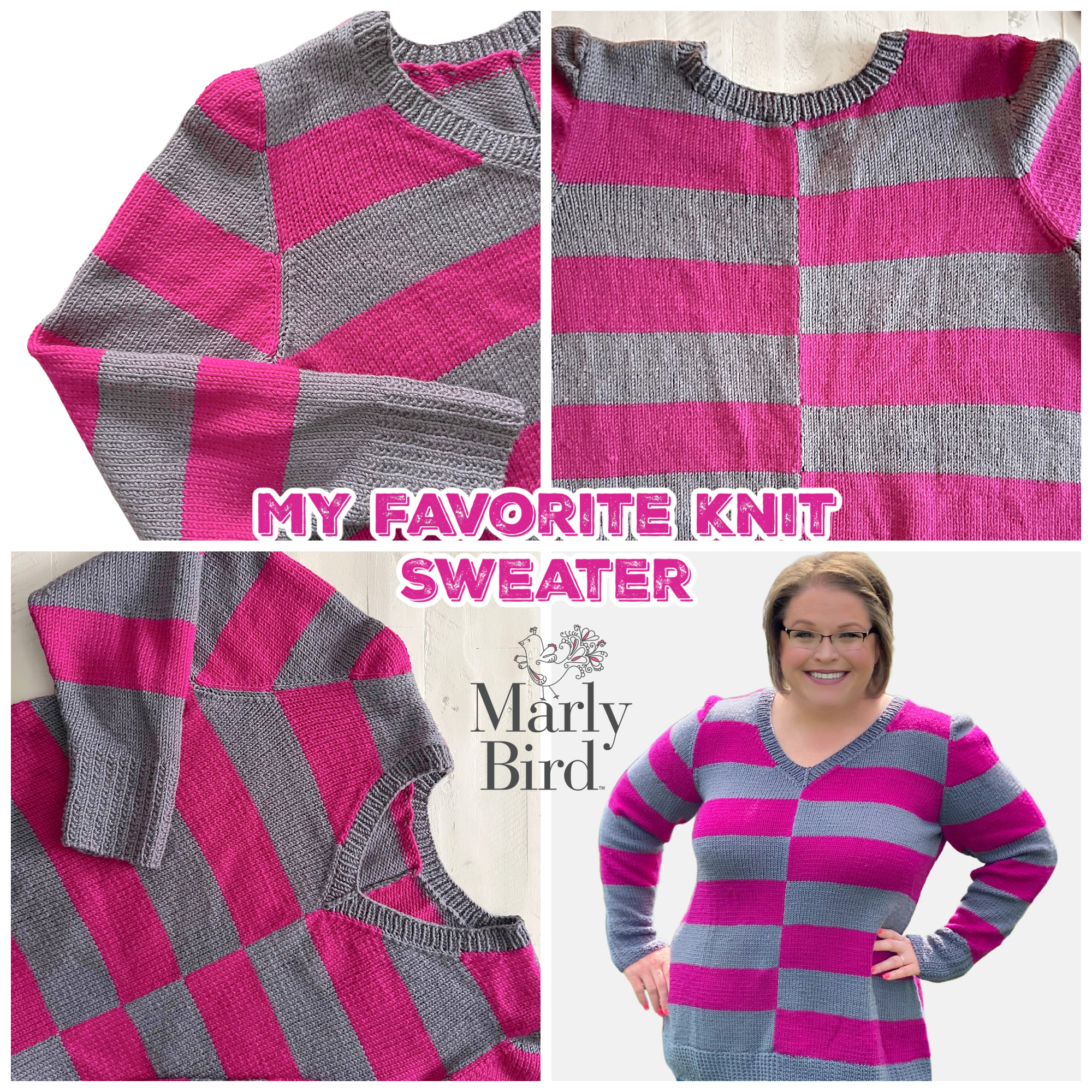 My Favorite Knit Sweater Pattern - Marly Bird