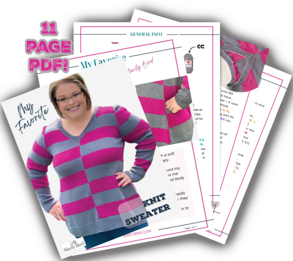 favorite knit sweater pdf