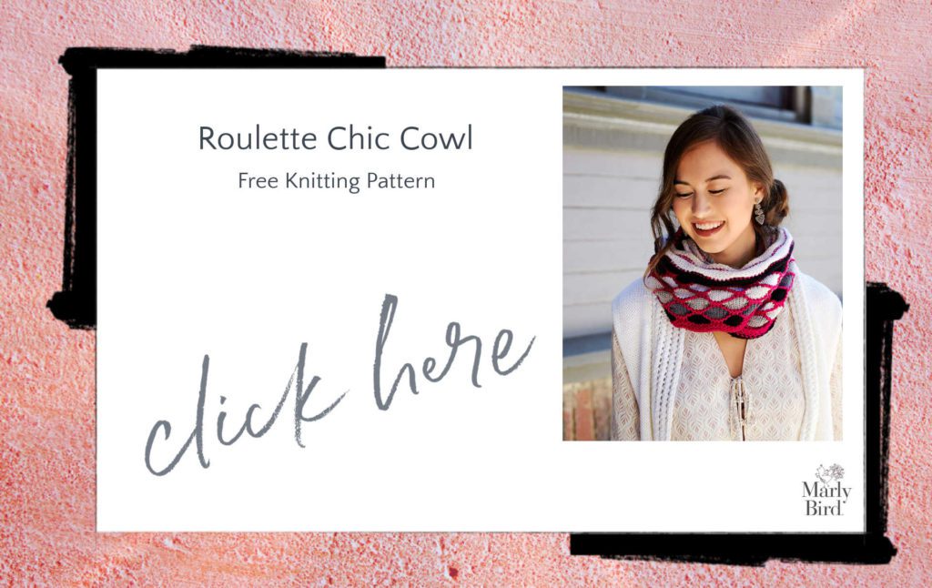 colorful chic cowl free knit pattern
