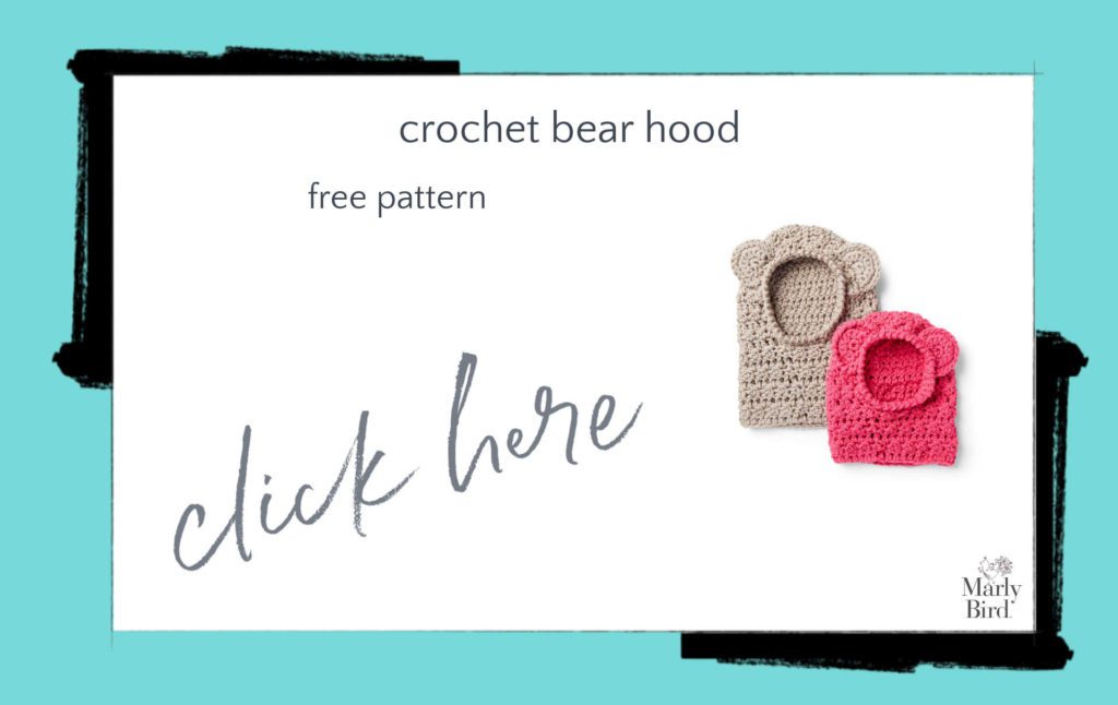 Crochet Bear Hood Free Crochet Pattern