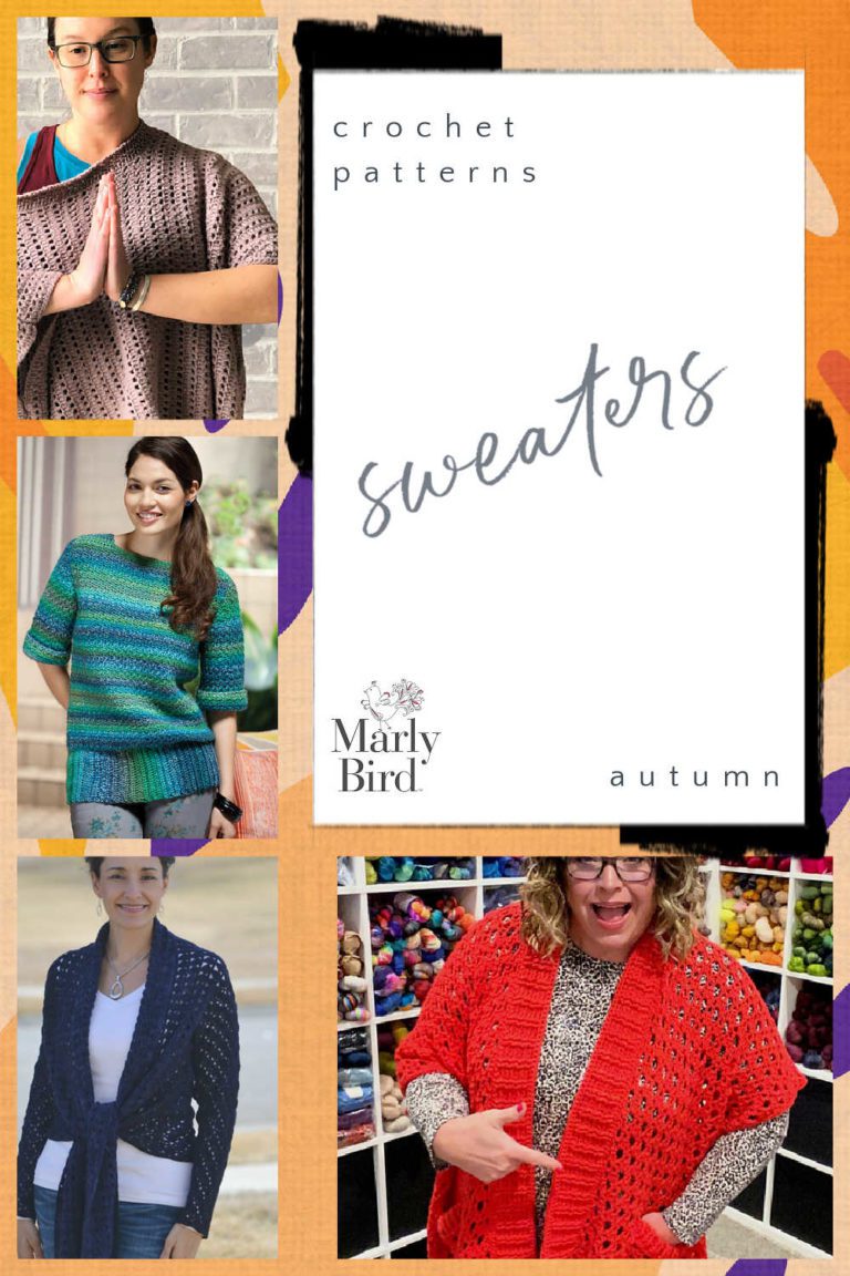 Best Fall Crochet Sweaters Patterns for This Autumn - Marly Bird