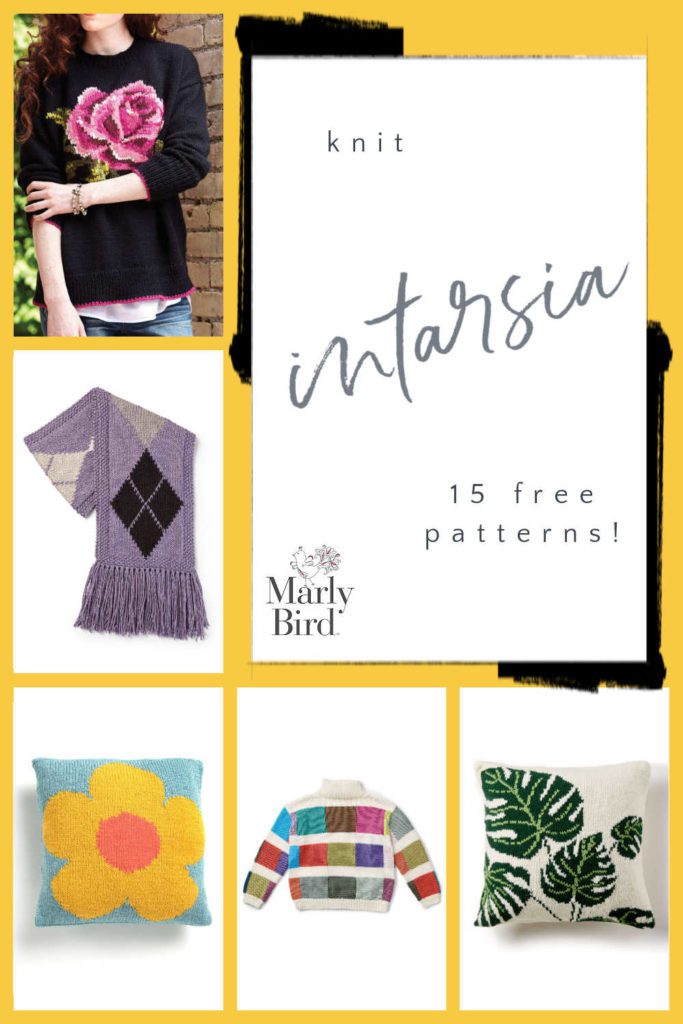 free knit intarsia patterns