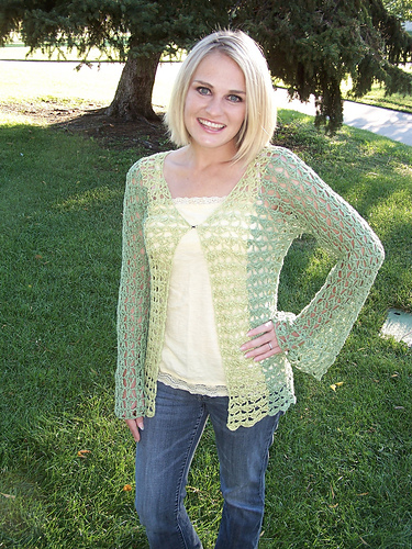lace crochet cardigan pattern