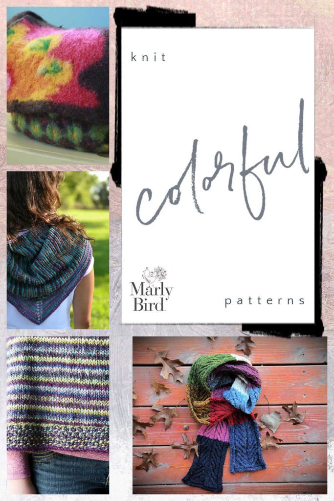 most colorful knit patterns by Marly Bird
