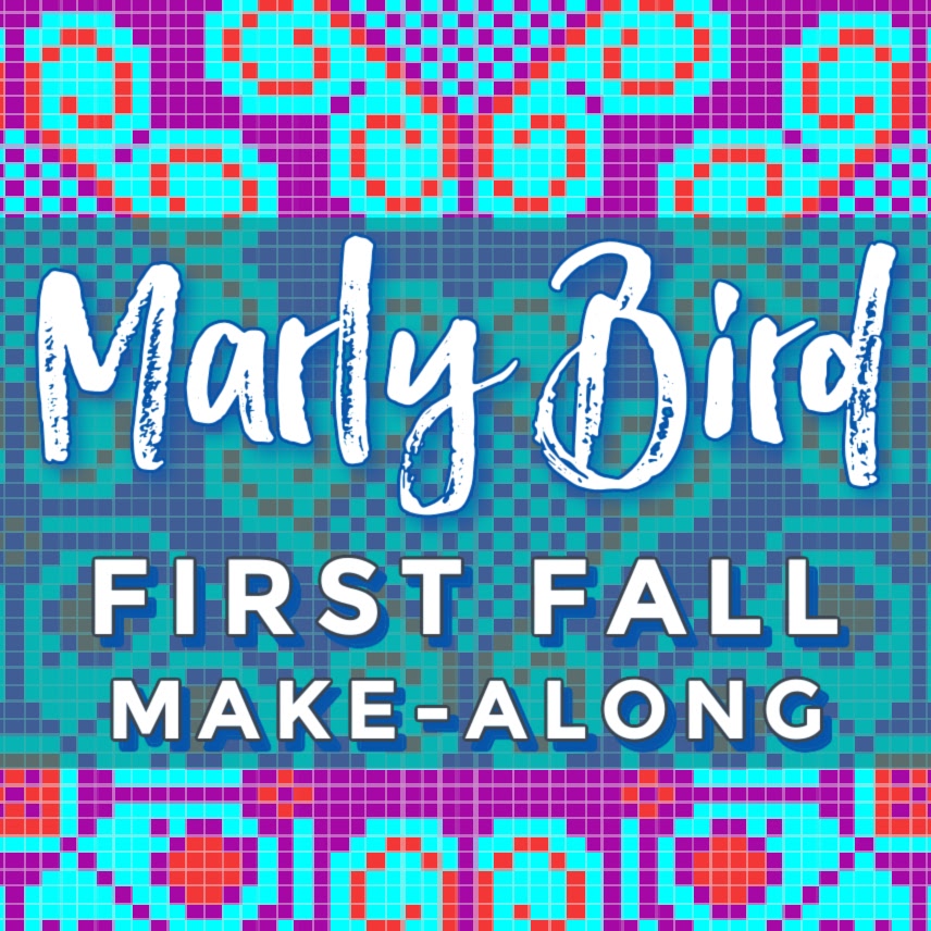 Marly Bird First fall make-along felted weekender - logo