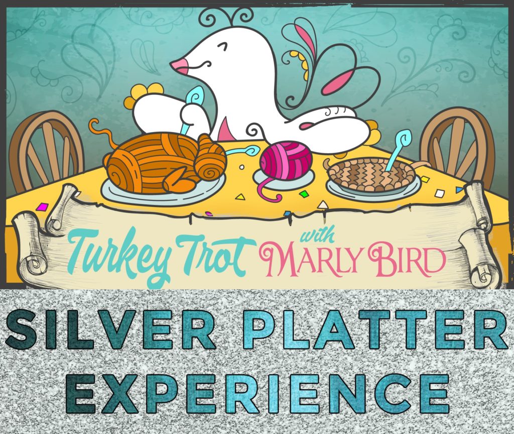 Turkey Trot Mystery Make-Along 2022 Silver Platter banner - Marly Bird
