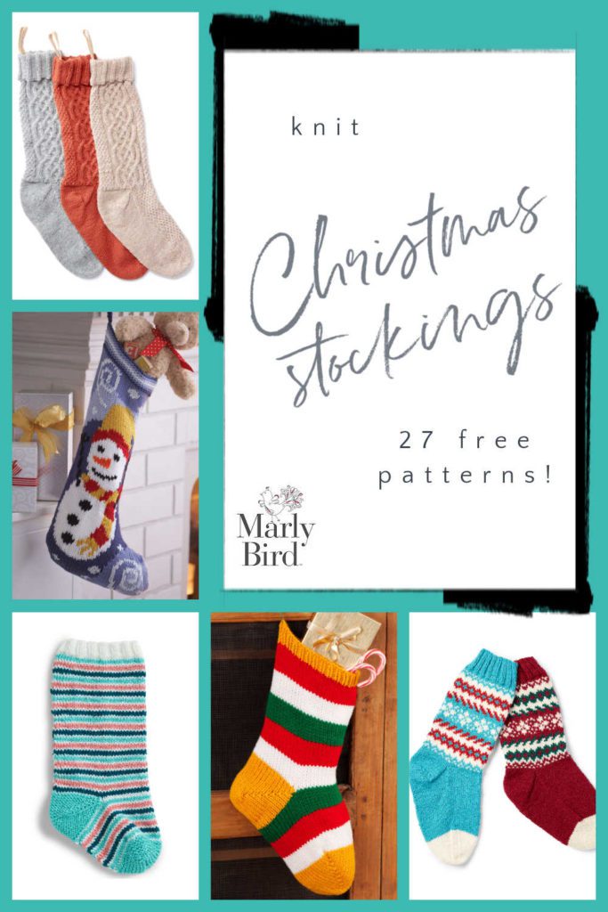 27 Free Knit Christmas Stocking Patterns for a Holiday Feel
