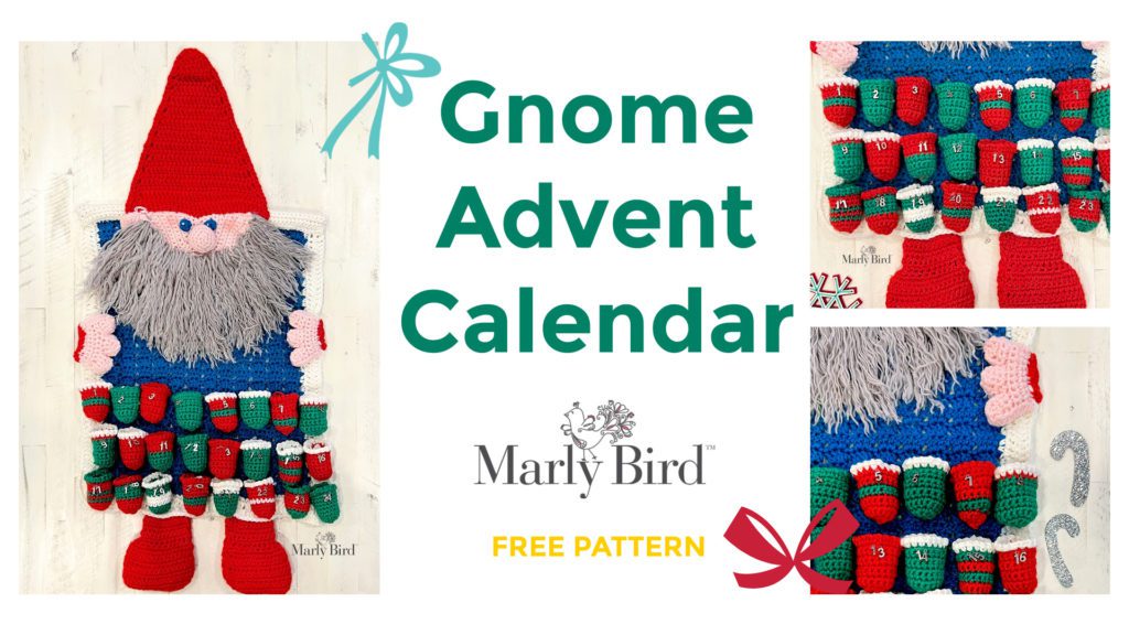 Crochet Gnome Advent Calendar - Marly Bird