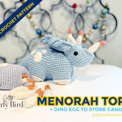 Crochet Menorah Tops || Free Crochet Pattern