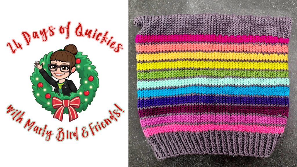 Knit rainbow hat pattern