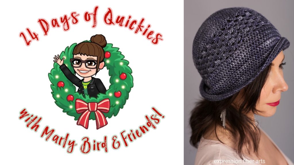 Cute crochet cloche hat pattern - crochet and knit gifts - Marly Bird
