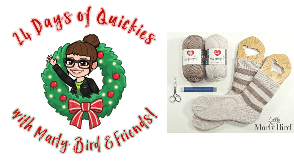 Knit hygge stripe socks pattern - crochet and knit gifts - Marly Bird