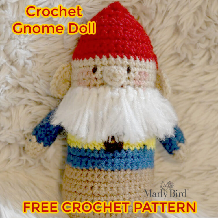 crochet gnome doll - Marly Bird