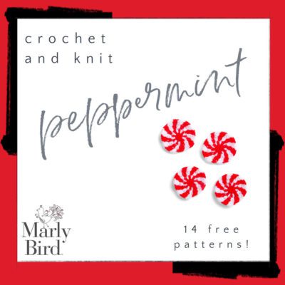 14 Peppermint Free Crochet and Knit Patterns