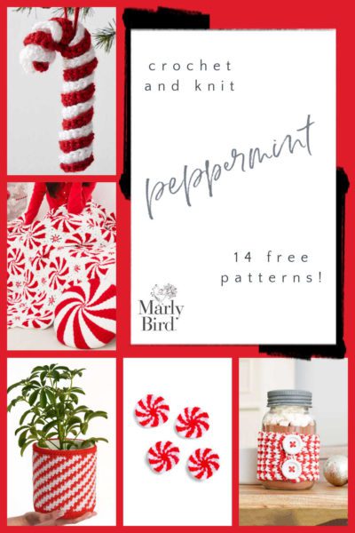 14 Free Peppermint Crochet and Knit Patterns | Marly Bird