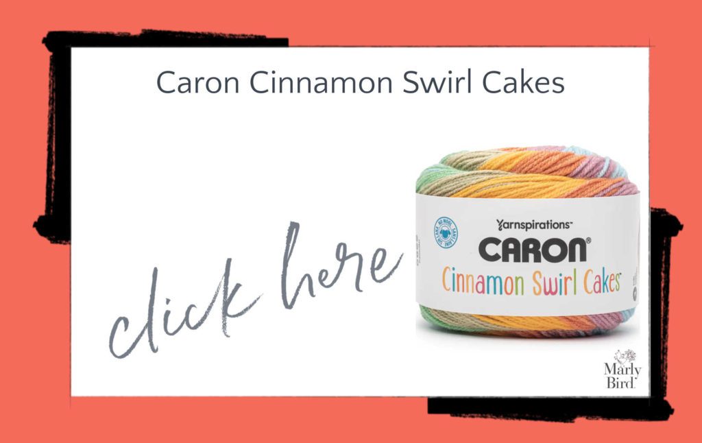 Caron Cinnamon Swirl Cakes by Yarnspirations - Marly Bird