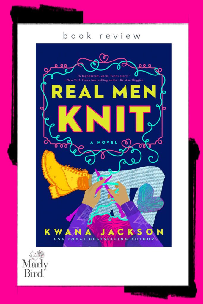 Book cover image of "Real Men Knit" by Kwana Jackson