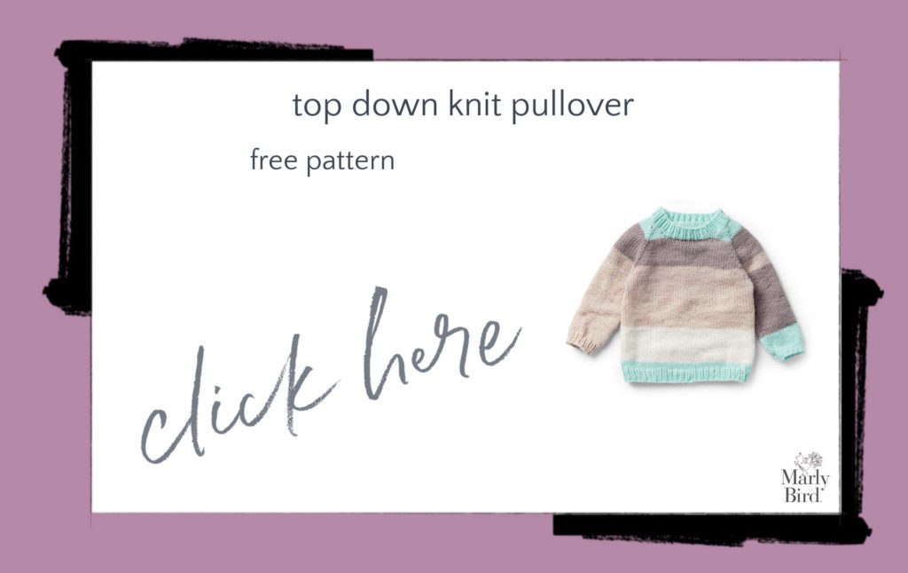 Free sweater pattern for babies - Marly Bird