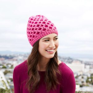 Capriciously Chic Hat Honeycomb Knit Cables Hat - Marly Bird