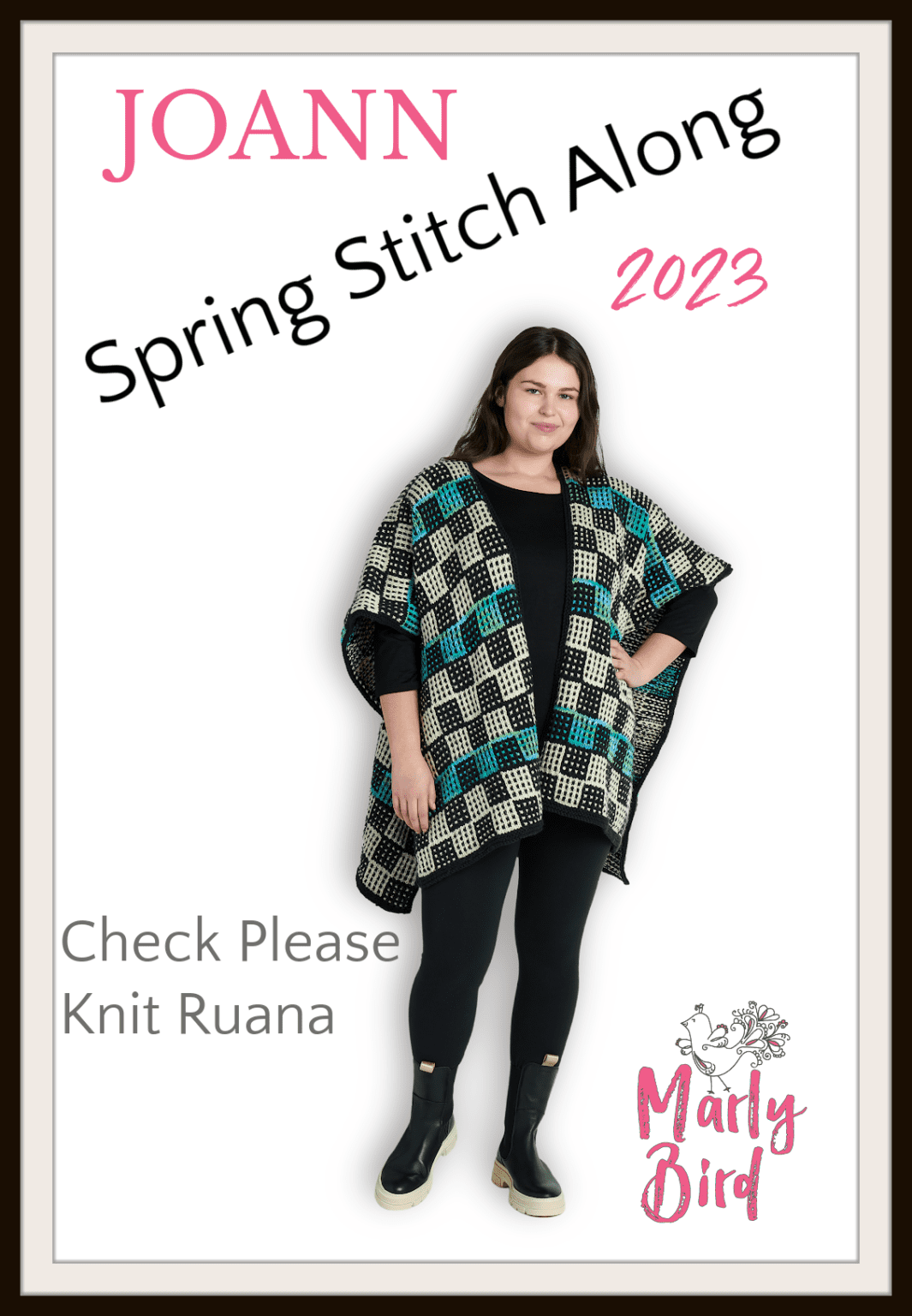 JOANN 2023 Spring Stitch Along Knit with Marly Bird Marly Bird