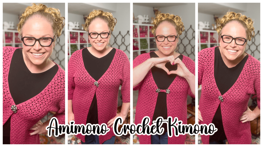 Easy one piece crochet cardigan worn casually with jeans
Beginner crochet kimono cardigan draped fit
Lightweight crochet sweater pattern finished garment
Seamless crochet cardigan construction example
Boho crochet cardigan layering outfit idea