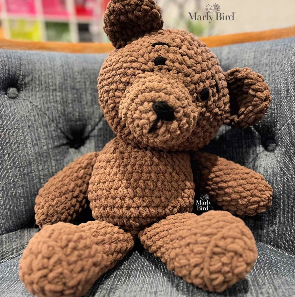 Big Stuffed Crochet Animal Bear - Free Crochet Patterns - Marly Bird