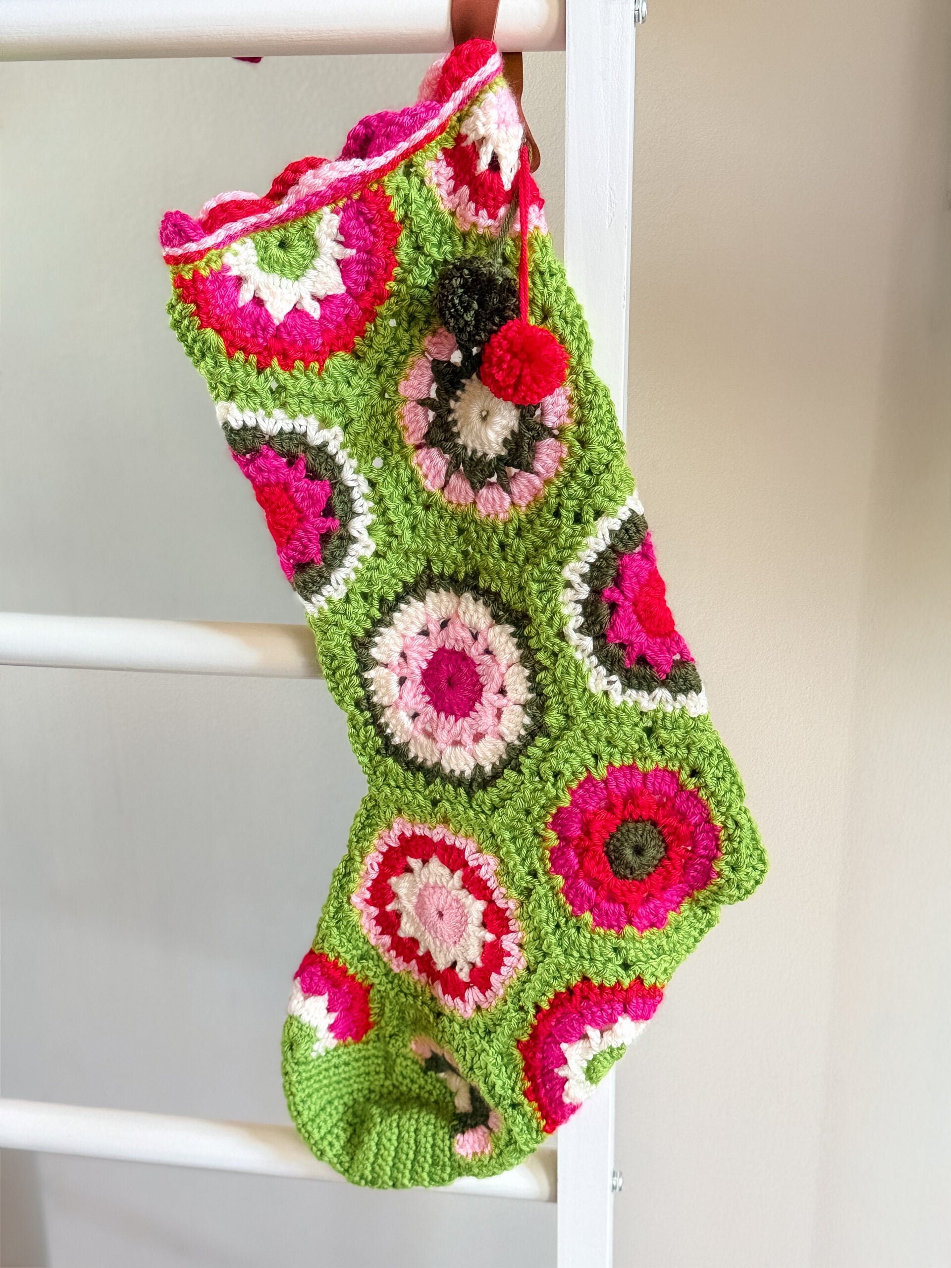 Candy Pop Crochet Stocking