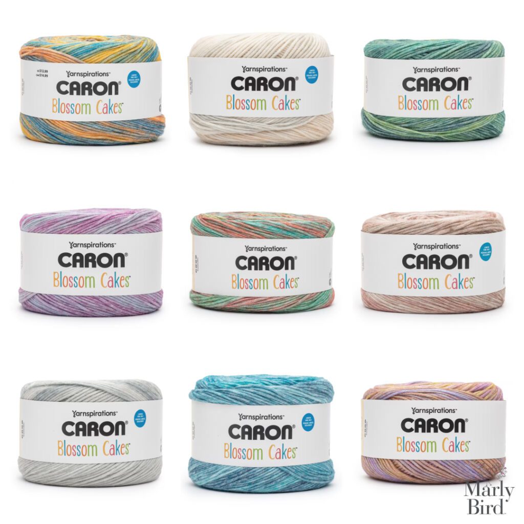 Spring Blooms in Yarn: The Caron Blossom Cakes